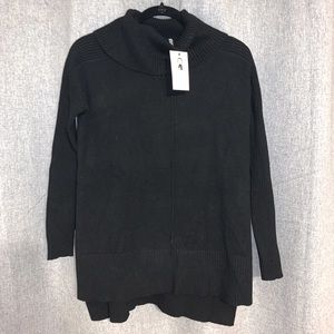 Black Cowl Neck Sweater